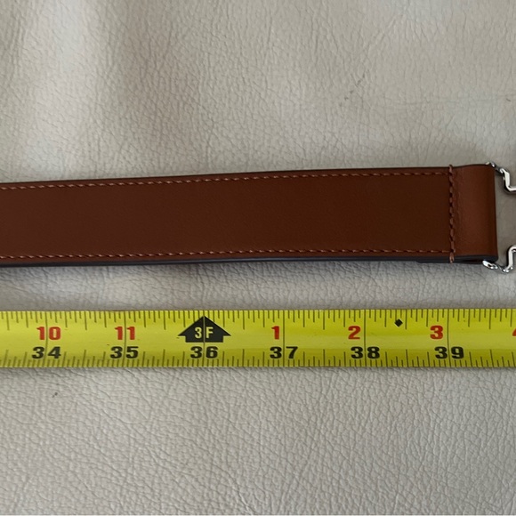 Lauren Ralph Lauren Leather Toggle Skinny Belt - Picture 7 of 10